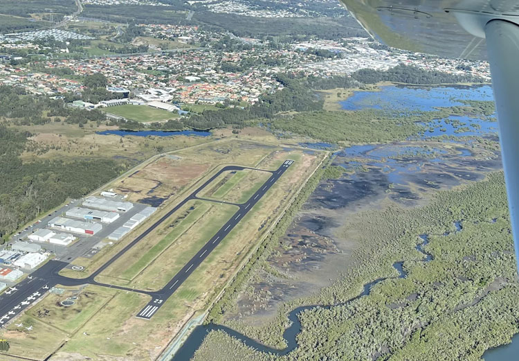 Redcliffe Airport Runway
