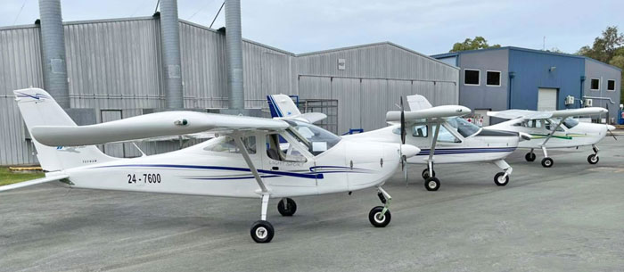 The Three Aircraft At Fly Now Redcliffe